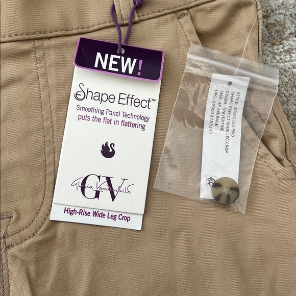 ‼️ Tan Wide-Leg Crop Pants ‼️ - Picture 2 of 3